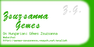 zsuzsanna gemes business card